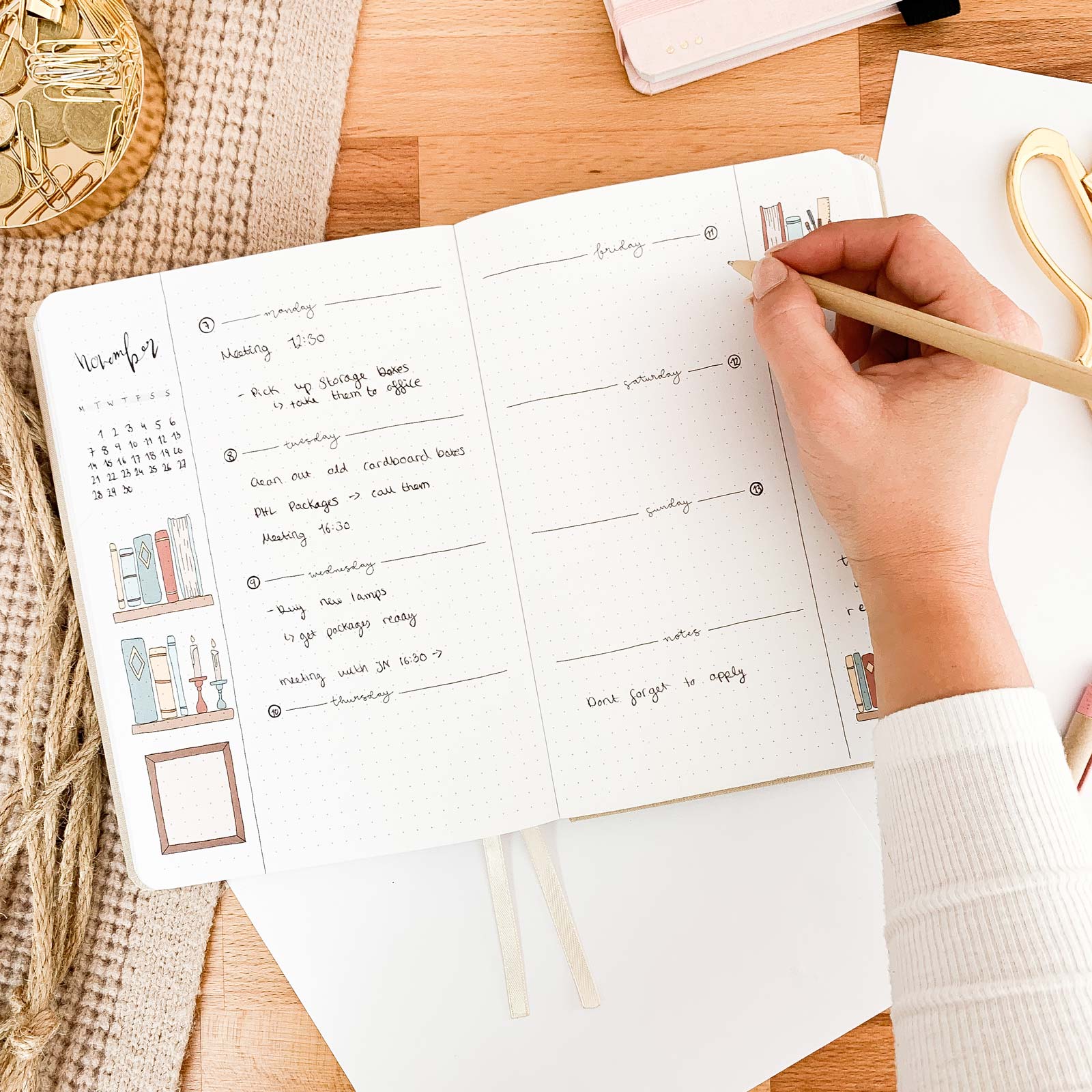 Test - Hand-drawn Bullet Journal Undatiert - Image 12