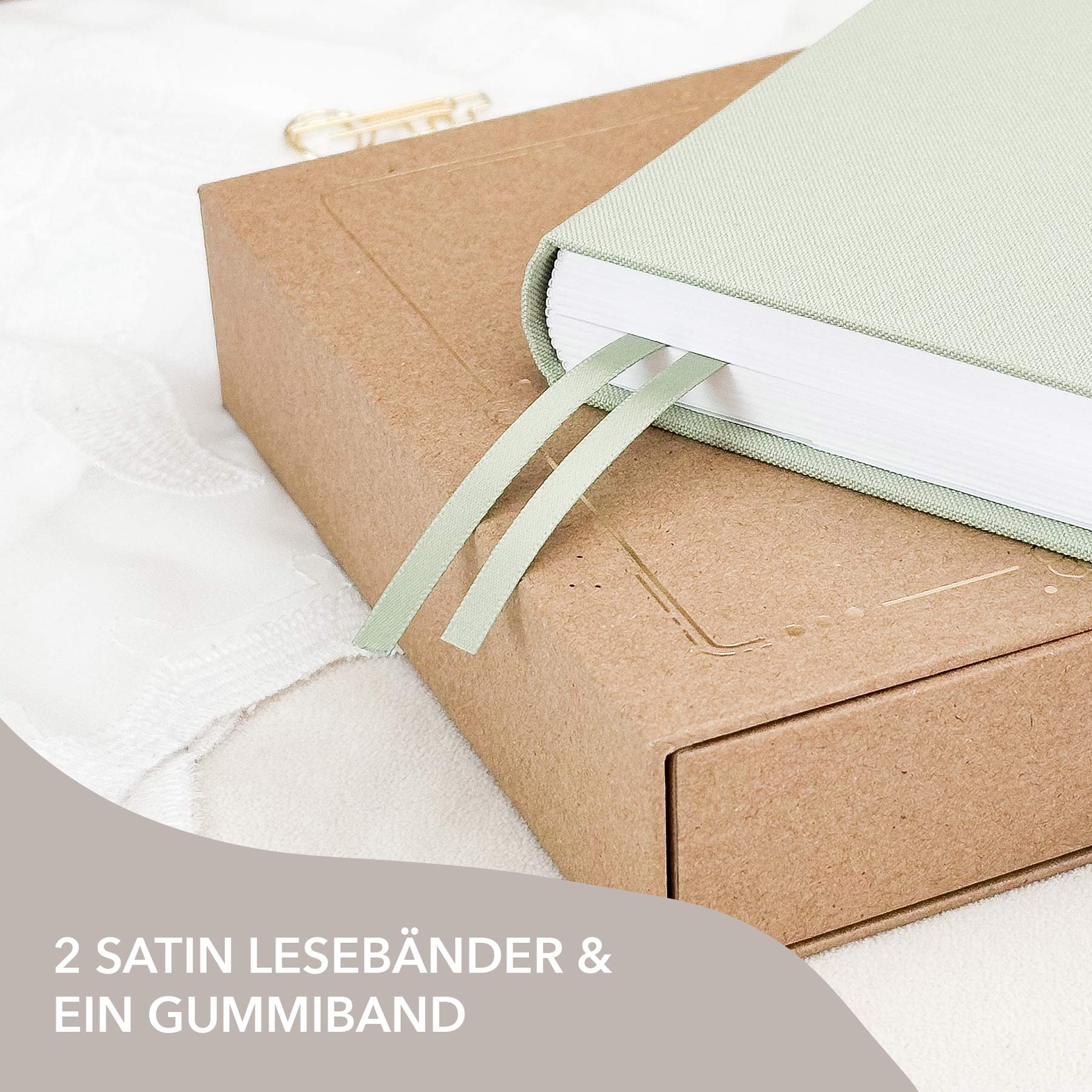 Hand-drawn journal - Undated planner - Light green - Image 11