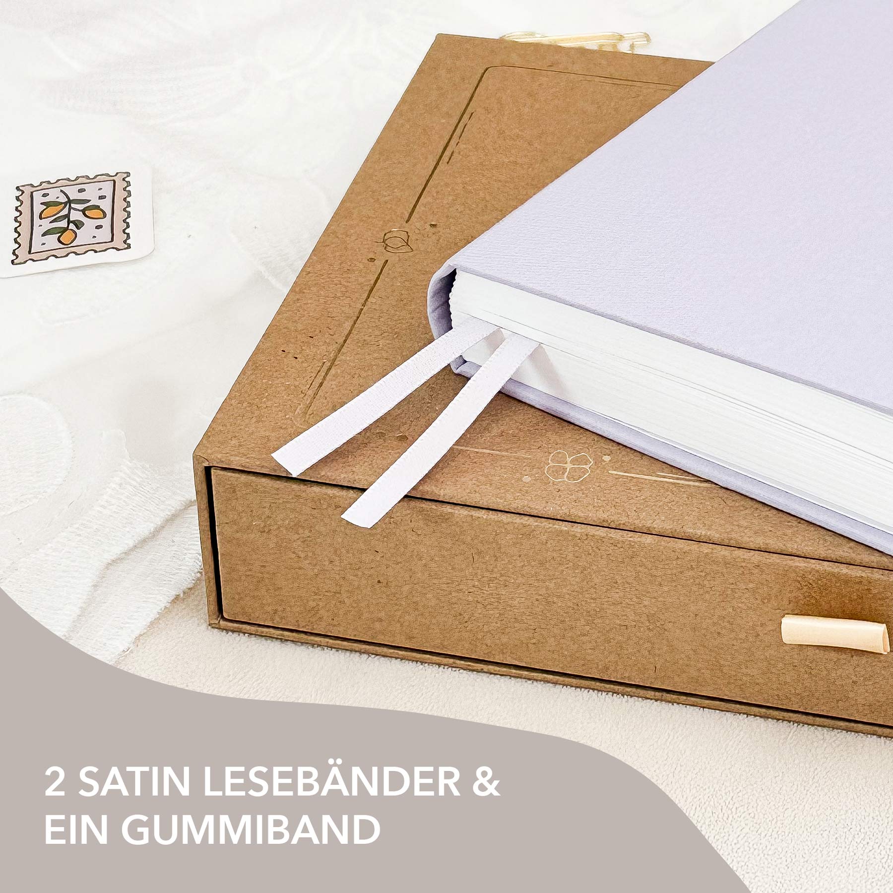 Hand-drawn journal - Undated planner - Lilac - Image 11
