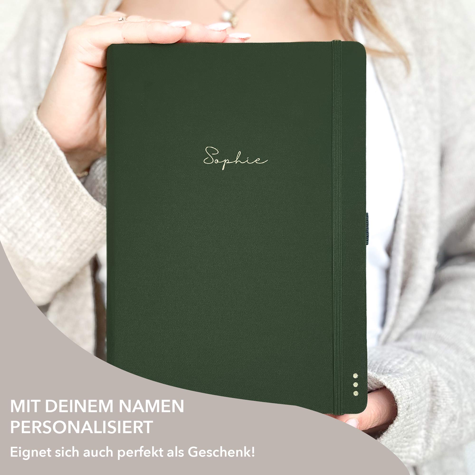 Hand-drawn journal - Undated planner - Bordeaux - Image 15