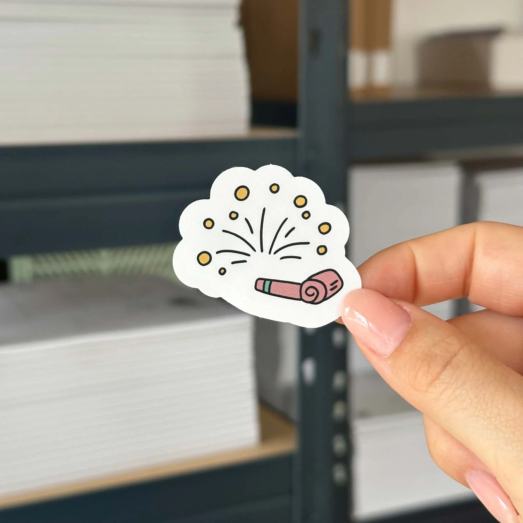 Hand-drawn sticker - Air trunk - Size M - Image 2