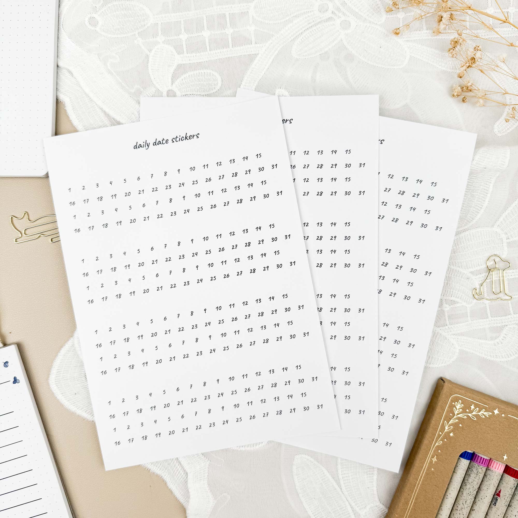 Date stickers set - 2026 - Image 11