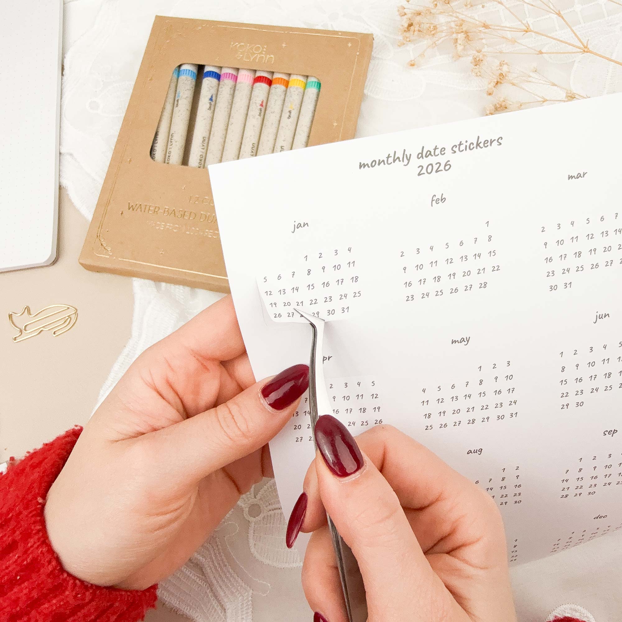 Date stickers set - 2026 - Image 9