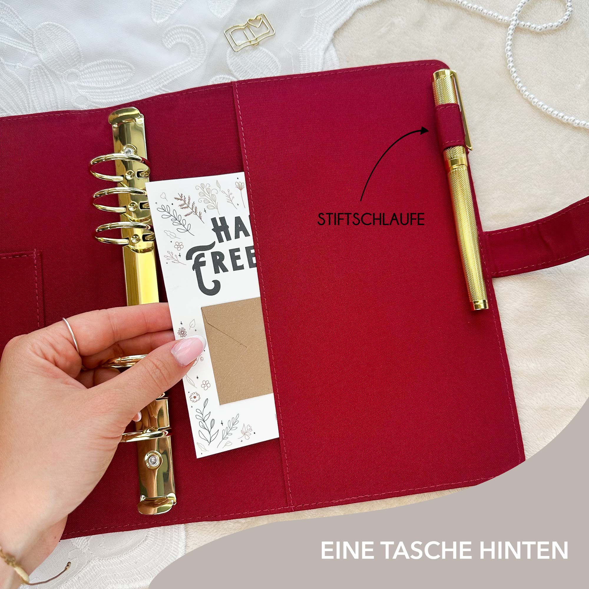 Ring Binder - Bordeaux - Image 5