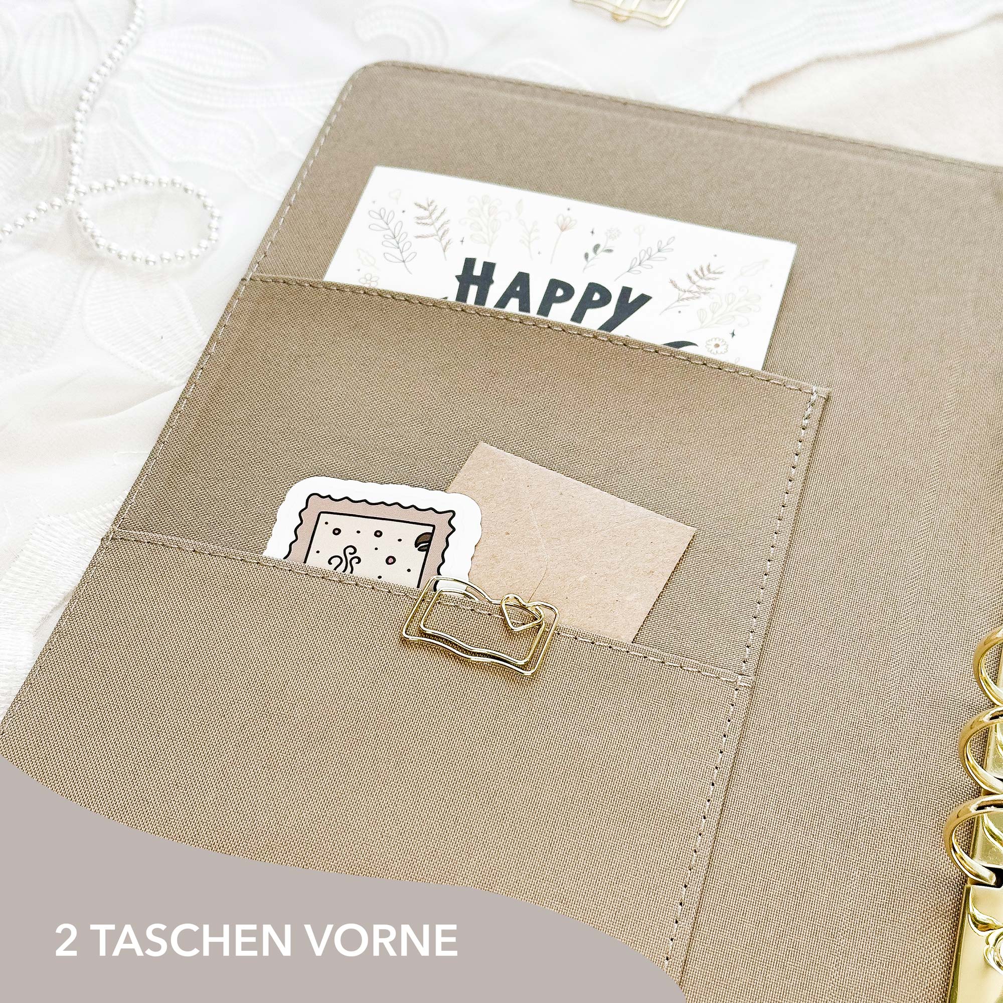 Ring Binder - Cappuccino - Image 4