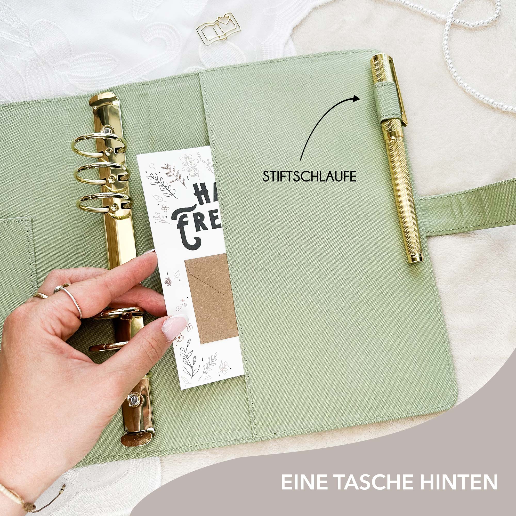 Ring Binder - Light Green - Image 5