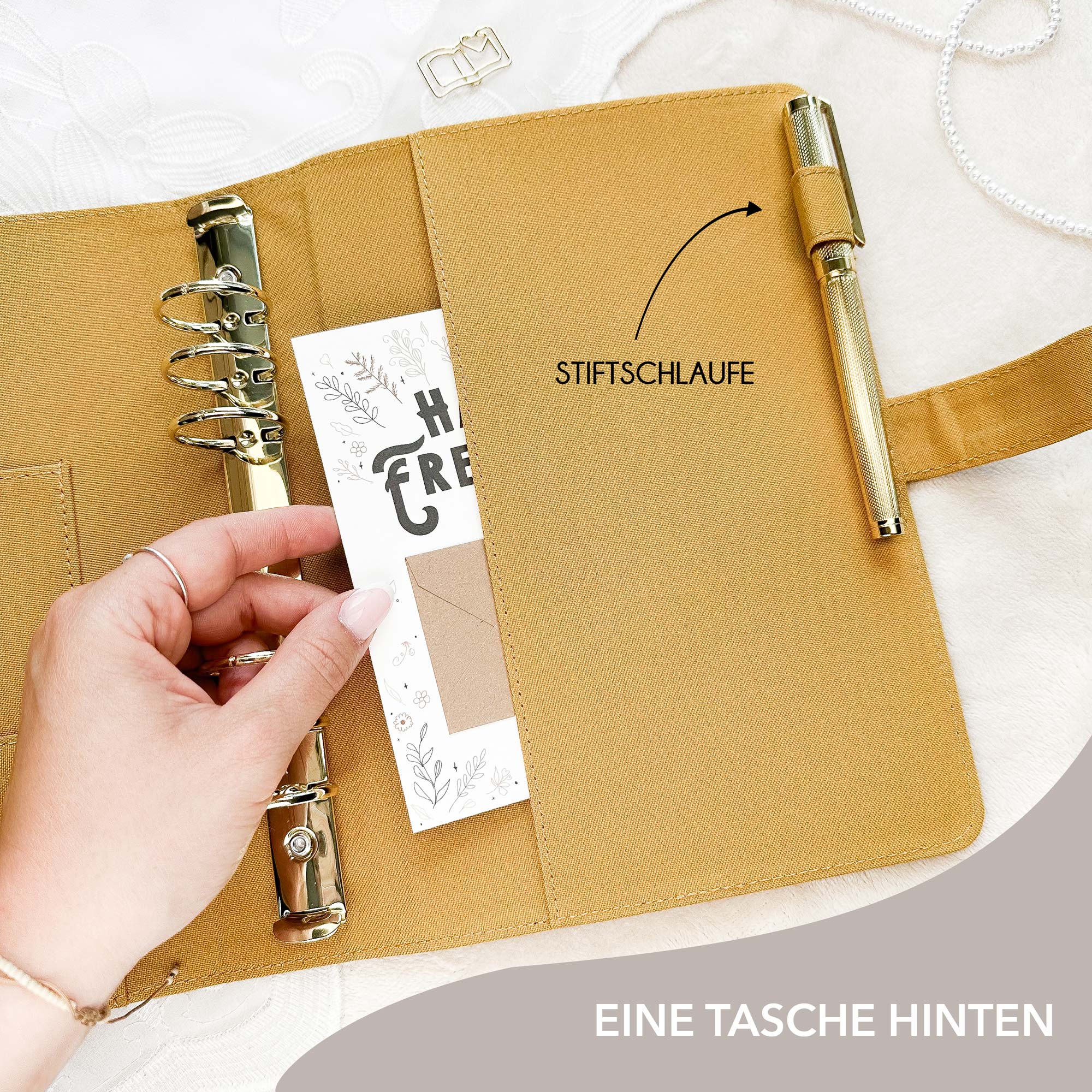 Ring Binder - Mustard - Image 5