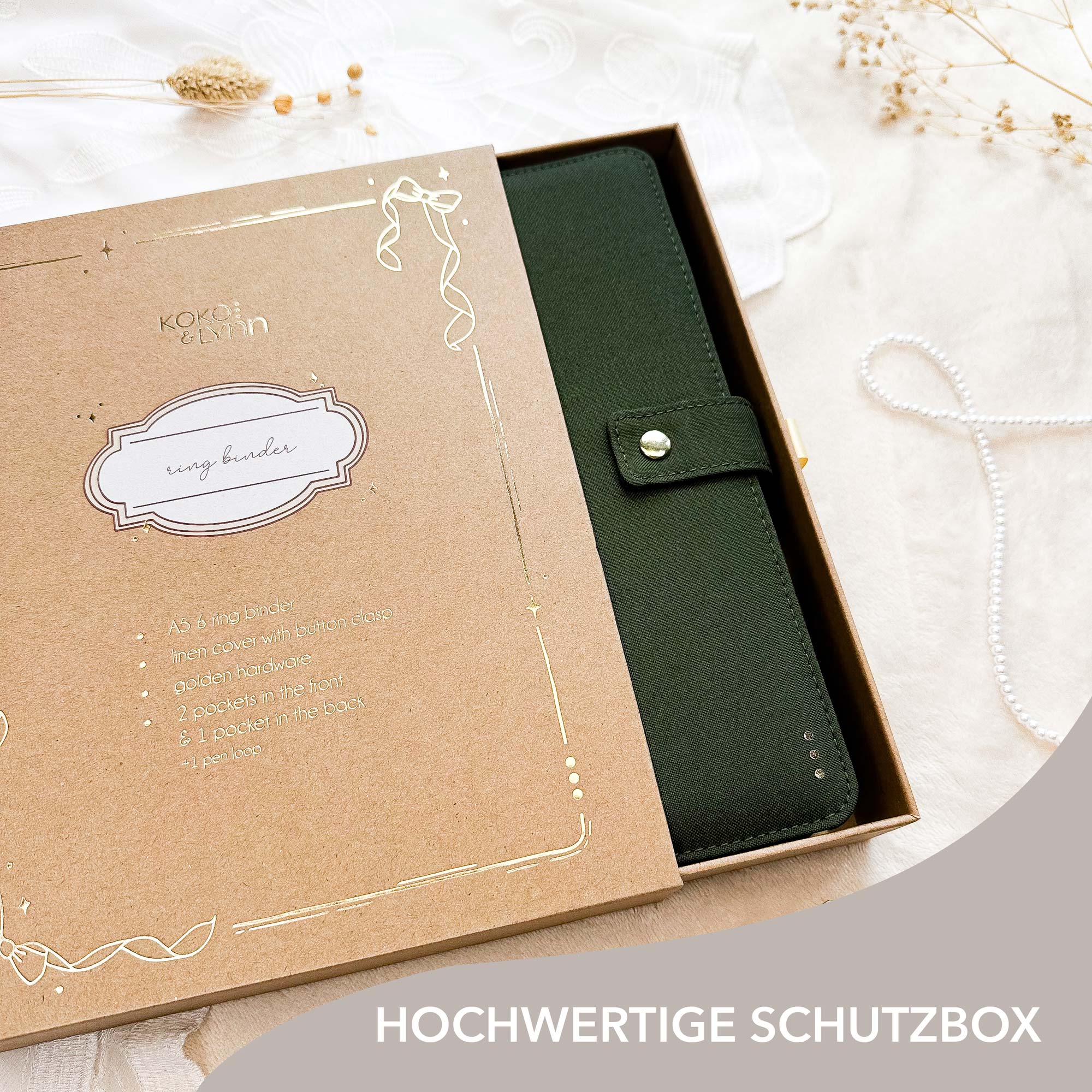 Ring Binder - Olive - Image 3