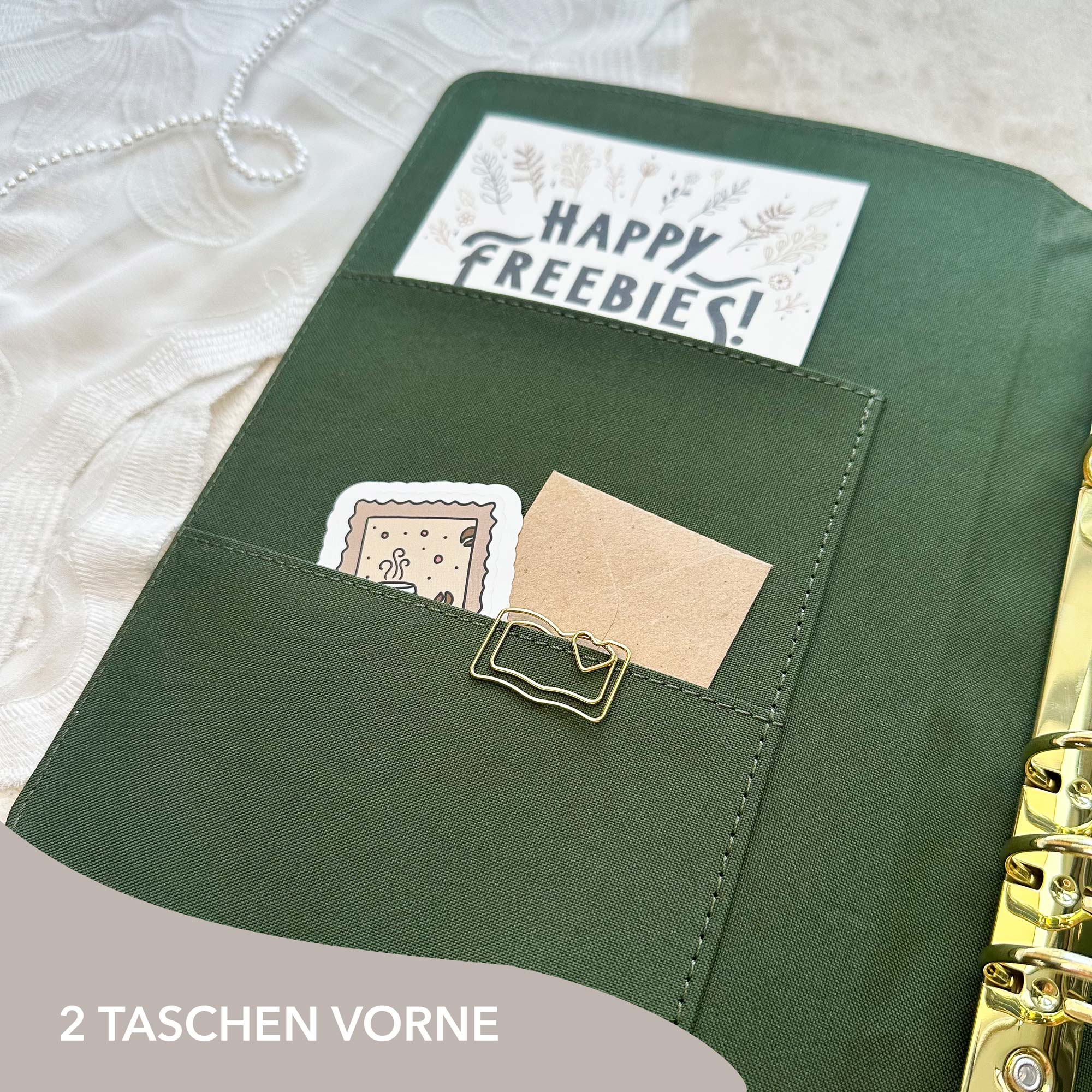 Ring Binder - Olive - Image 4
