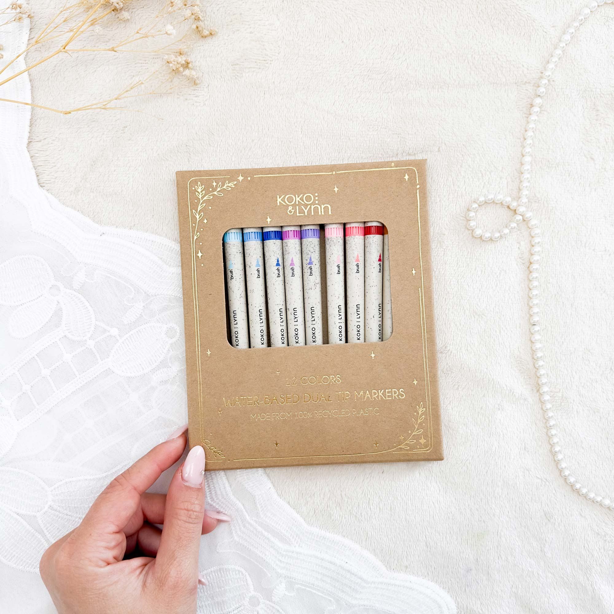 Water based dual tip markers - Set of 12 - Image 6